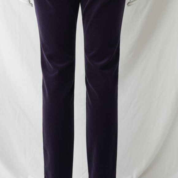 NWOT Chico’s Black Label Women’s Purple Velour Zipper Statement Pants Size S - Picture 6 of 14